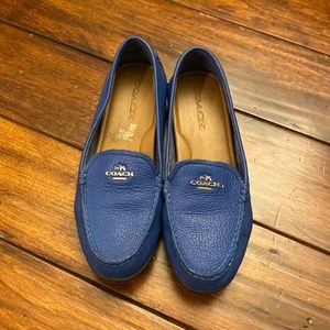 Coach leather loafer/ driving shoe
